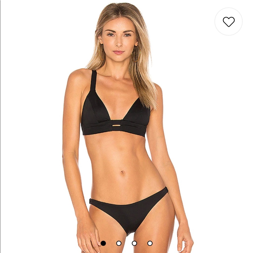 Vitamin A Neutra Bralette and bottom in Navy. Size Medium